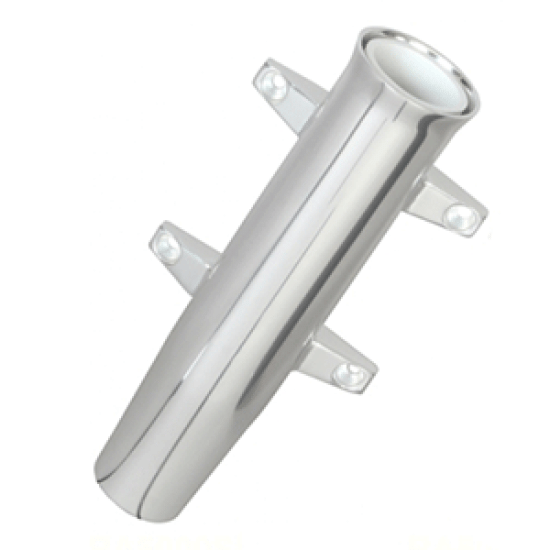 Lee's Aluminum Side Mount Rod Holder Tulip Style Silver Anodize