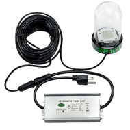 Hydro Glow SF100B 100W/120VAC Underwater Dock Light Blue Anchored To Bottom