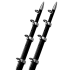 TACO 15' Black/Silver Outrigger Poles 11/8" Diameter