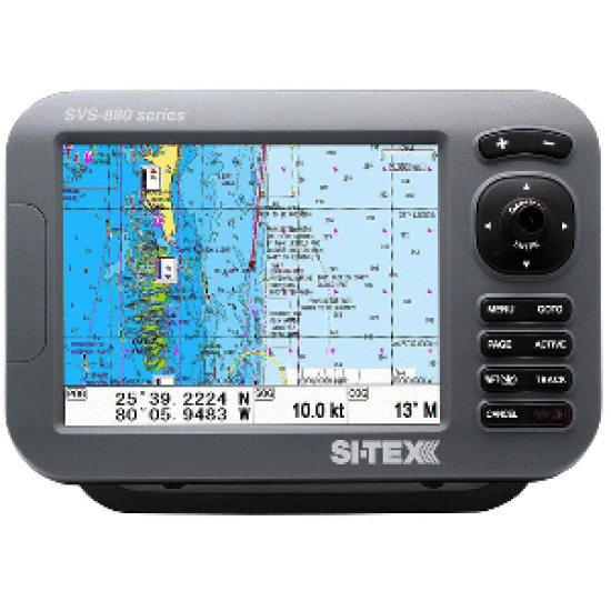 SI-TEX GPS Chart-Dual Frequency 600W Sonar System - 8" Color LCD w/Internal and External GPS Antenna and C-MAP 4D Card