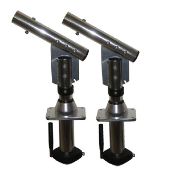 Lee's Sidewinder BoltIn Outrigger Mounts, LayDown Version Silver(Pair)