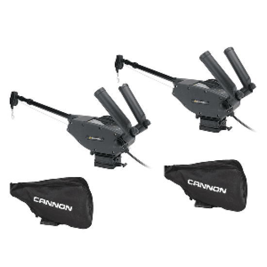 Cannon Optimum 10 BT Electric Downrigger 2Pack w/Black Covers
