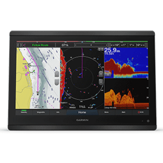 Garmin GPSMAP 8416xsv 16" Chartplotter/Sounder Combo w/Worldwide Basemap and Sonar