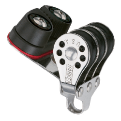 Harken 22mm Triple Micro Block w/Cam Cleat Fishing