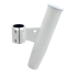 C.E. Smith Aluminum Vertical ClampOn Rod Holder 12/3" OD White Powdercoat w/Sleeve
