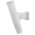 C.E. Smith Aluminum Vertical ClampOn Rod Holder 15/16" OD White Powdercoat w/Sleeve