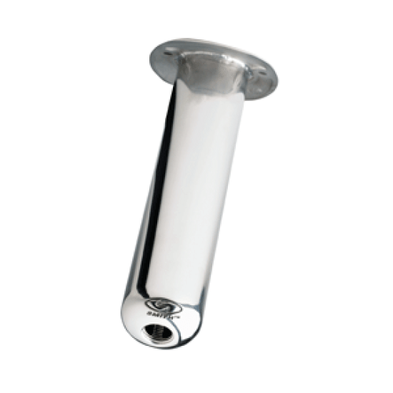 C.E. Smith 53682CA Flush Mount Rod Holder Stainless Steel 30 Degree 10.5" Deep