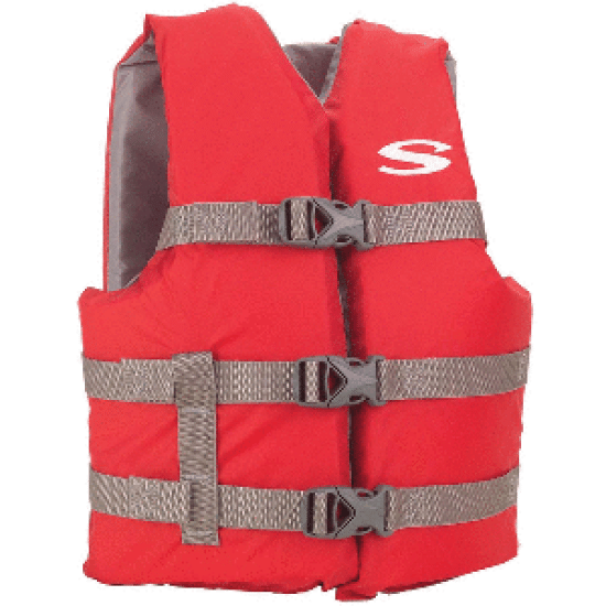 Stearns Youth Classic Vest Life Jacket 5090lbs Red/Grey