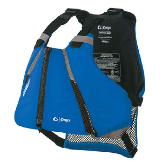 Onyx MoveVent Curve Paddle Sports Life Vest M/L Blue