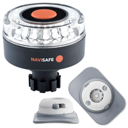 Navisafe Navilight 360 Deg. 2NM w/Navibolt Base & RIB Mount White