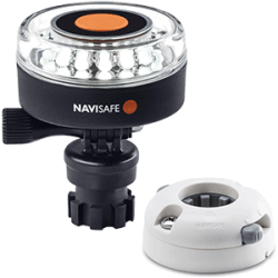 Navisafe Navilight 360 Deg. 2NM White w/Navimount Base & Horizontal Mount White