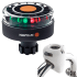 Navisafe Navilight Tricolor 2NM w/Navibolt Base & Rail Mount White