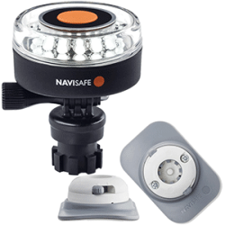 Navisafe Navilight 360 Deg. 2NM White w/Navimount Base & RIB Mount White