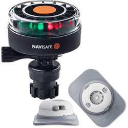 Navisafe Navilight 2NM Tricolor w/Navimount Base & RIB Mount White
