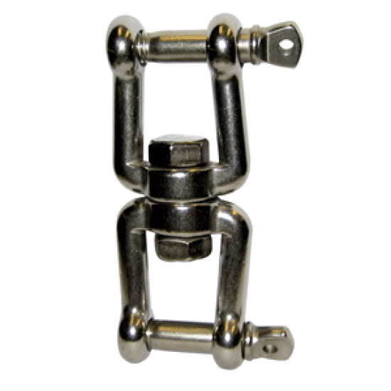 Quick SW10 Anchor Swivel - 10mm Stainless Steel Jaw Jaw Swivel - f/16-44lb. Anchors, MSVGGGX10000, 688614352571