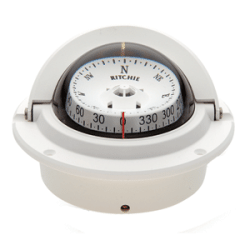 Ritchie F-83W Voyager Compass White Marine