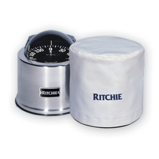 Ritchie Gm-5-C Globemaster 5" Binnacle Cover - White, GM-5-C, 010342305053