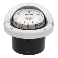 RITCHIE HF-743W HELMSMAN COMPASS WHITE MARINE