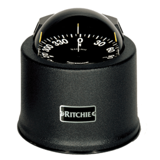 Ritchie SP-5-B GlobeMaster Compass - Pedestal Mount - Black, SP-5-B, 010342050458