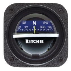 Ritchie V-537B Explorer  Bulkhead Mount Compass Blue Dial Marine