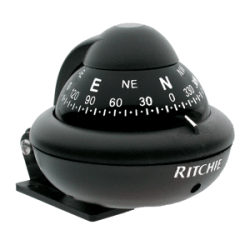 Ritchie X-10B-M Ritchiesport Compass - Bracket Mount - Black