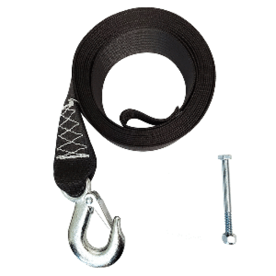 Rod Saver PWC Winch Strap Replacement - 12', PWC12, 082687096248