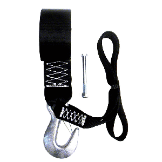 Rod Saver PWC Winch Strap Replacement w/Soft Hook - 12', PWC12SH, 082687096255