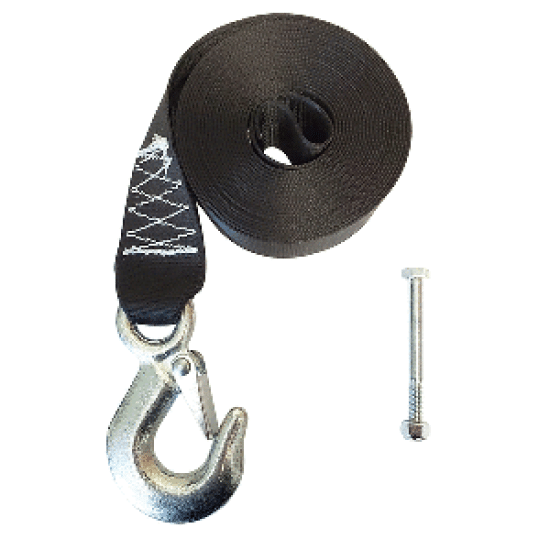 Rod Saver Winch Strap Replacement - 20', WS20, 082687862003