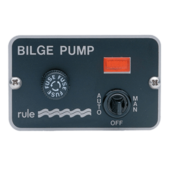 Rule Deluxe 3 Way Panel Lighted Controls Any Bilge Pump/Float Switch, 41, 042237083784