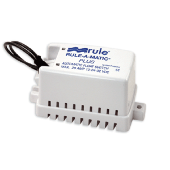 Rule Rule-A-Matic Plus  Mercury Free Bilge Pump Float Switch, 40A, 042237095633