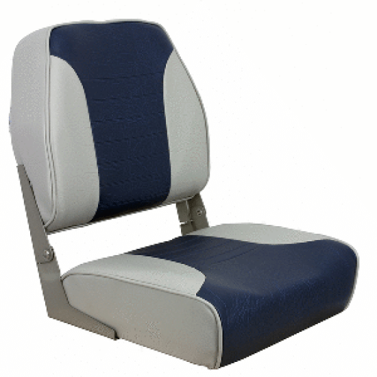 Springfield Economy Multi-Color Folding Seat - Grey/Blue, 1040651, 038132946712