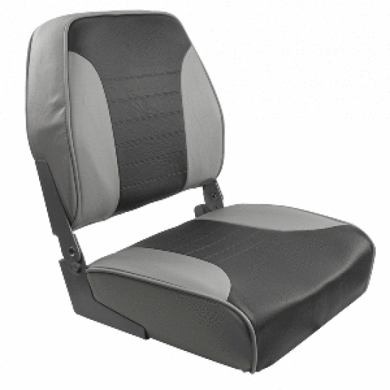 Springfield Economy Multi-Color Folding Seat - Grey/Charcoal, 1040653, 038132946729