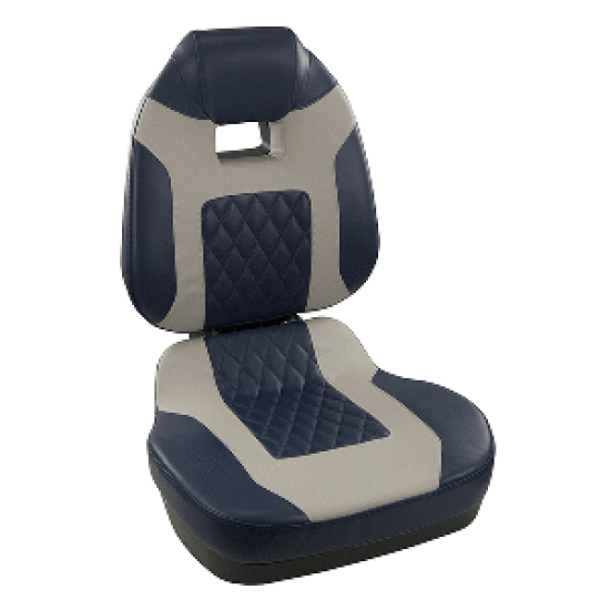 Springfield Fish Pro II High Back Folding Seat - Blue/Grey, 1041419, 000000000000