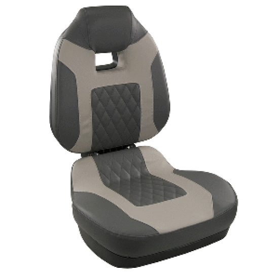 Springfield Fish Pro II High Back Folding Seat - Charcoal/Grey, 1041483, 000000000000