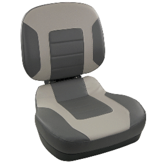 Springfield Fish Pro II Low Back Folding Seat - Charcoal/Grey, 1041583, 000000000000