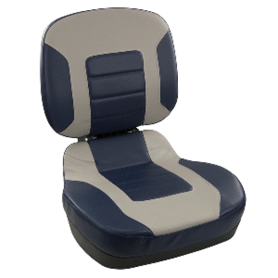 Springfield Fish Pro II Low Back Folding Seat - Navy/Grey, 1041519, 000000000000