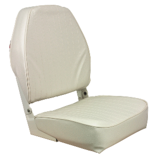 Springfield High Back Folding Seat - White, 1040649, 000000000000