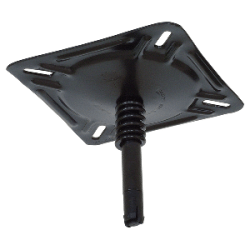 Springfield KingPin 7" x 7" Seat Mount w/Spring - E-Coat Finish