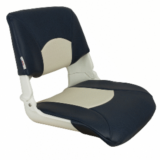 Springfield Skipper Standard Seat Fold Down - White/Blue, 1061016, 038132930728