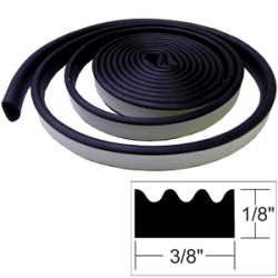 Taco 1/8 X 3/8 Weather Seal Black 10' V30-0113B10-1