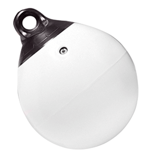 Taylor Made 12" Tuff End Inflatable Vinyl Buoy - White, 1143, 040011311436