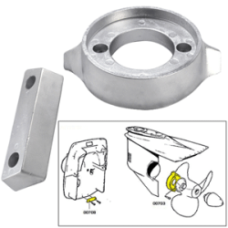 Tecnoseal Anode Kit W/Hardware - Volvo 290 - Aluminum