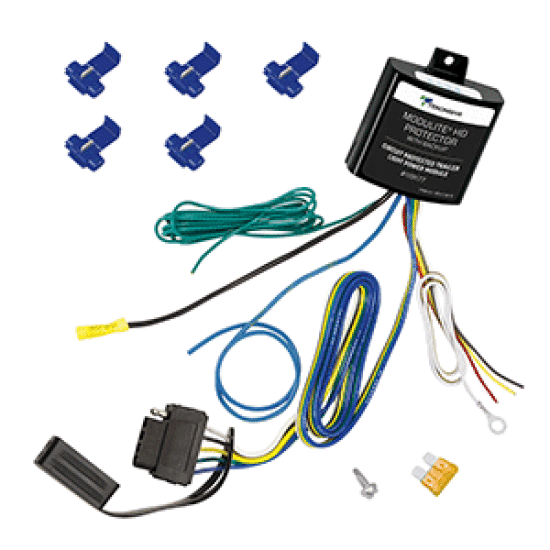 Tekonsha ModuLite HD Protector w/Integrated Circuit & Overload Protection & 5-Flat Connector f/Backup Light or Surge Brake Lockout Circuit, 119177, 016118035186