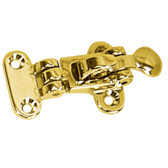 Whitecap Anti-Rattle Hold Down - Polished Brass, S-054BC, 725060005436