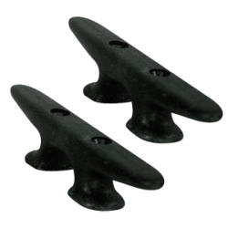 Whitecap Black Nylon Cleat 8" Pair