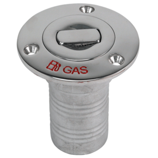 Whitecap Bluewater Push Up Deck Fill 1-1/2" Hose Gas Ss, 6993CBLUE, 725060699314