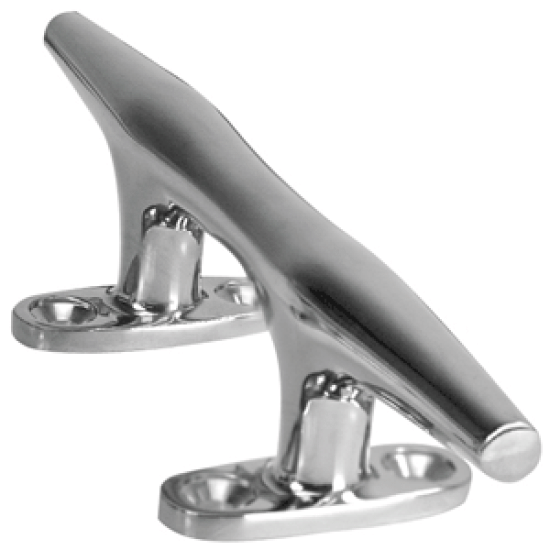 Whitecap Heavy Duty Hollow Base 12" Stainless Steel Cleat, 6112, 000000000000