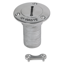 Whitecap Hose Deck Fill 1-1/2" Hose Waste