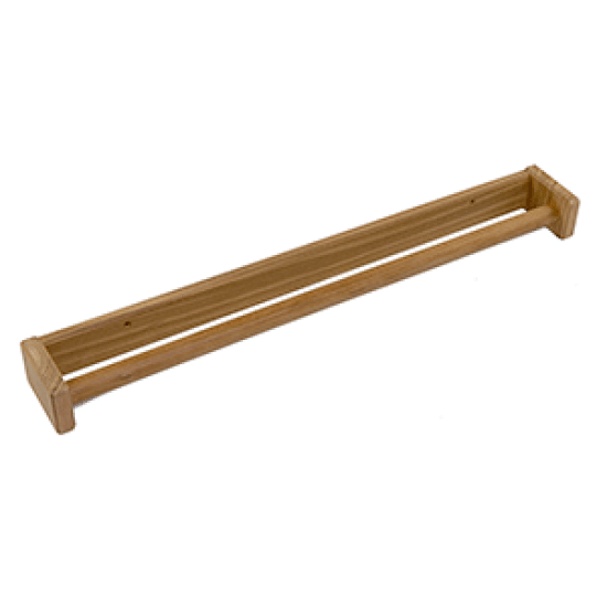 Whitecap Teak Long Towel Rack - 22", 62336, 725060623364