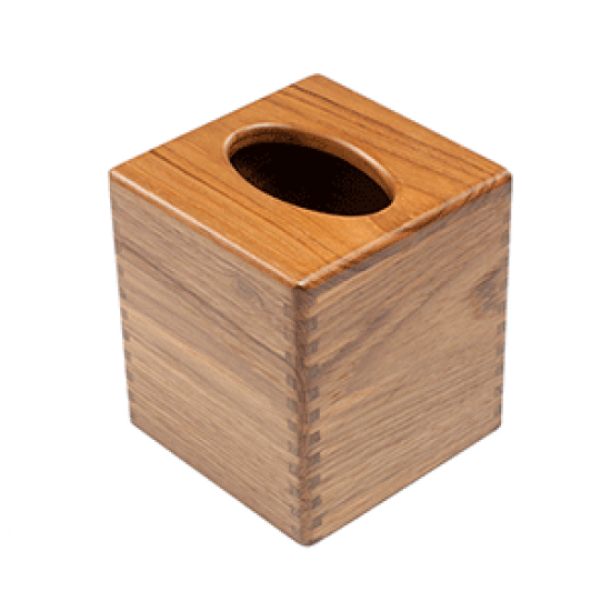 Whitecap Teak Tissue Box Holder, 62344, 725060623449